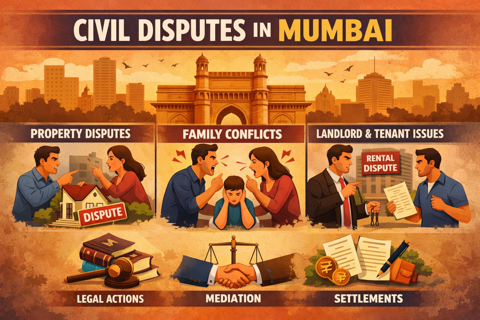 Civil Disputes Mumbai - Property, Tenancy, Contract Disputes Legal Help